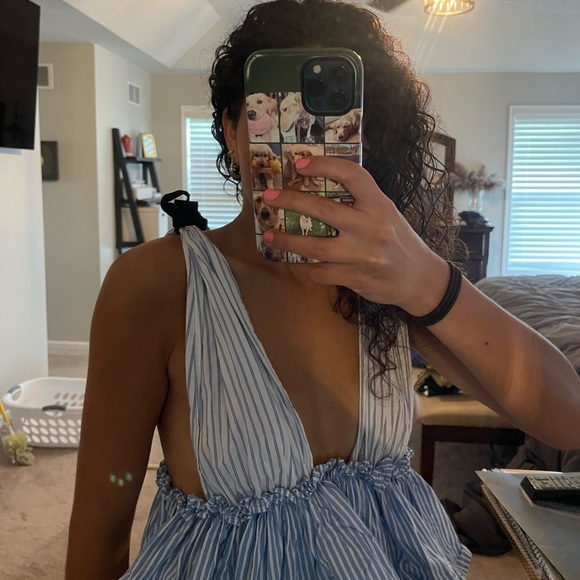 Forever 21 pinstripe tank top - Picture 3 of 4